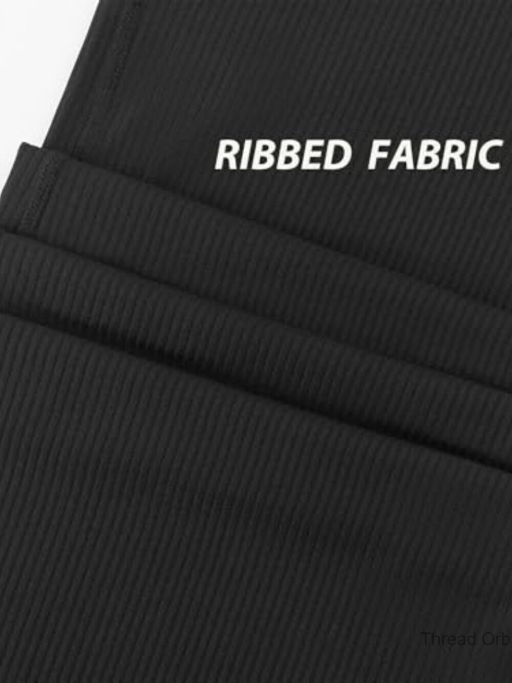 High Waist Ribbed Flare Leggings with Side Pockets for Yoga and Casual Wear - Picture 5 of 6
